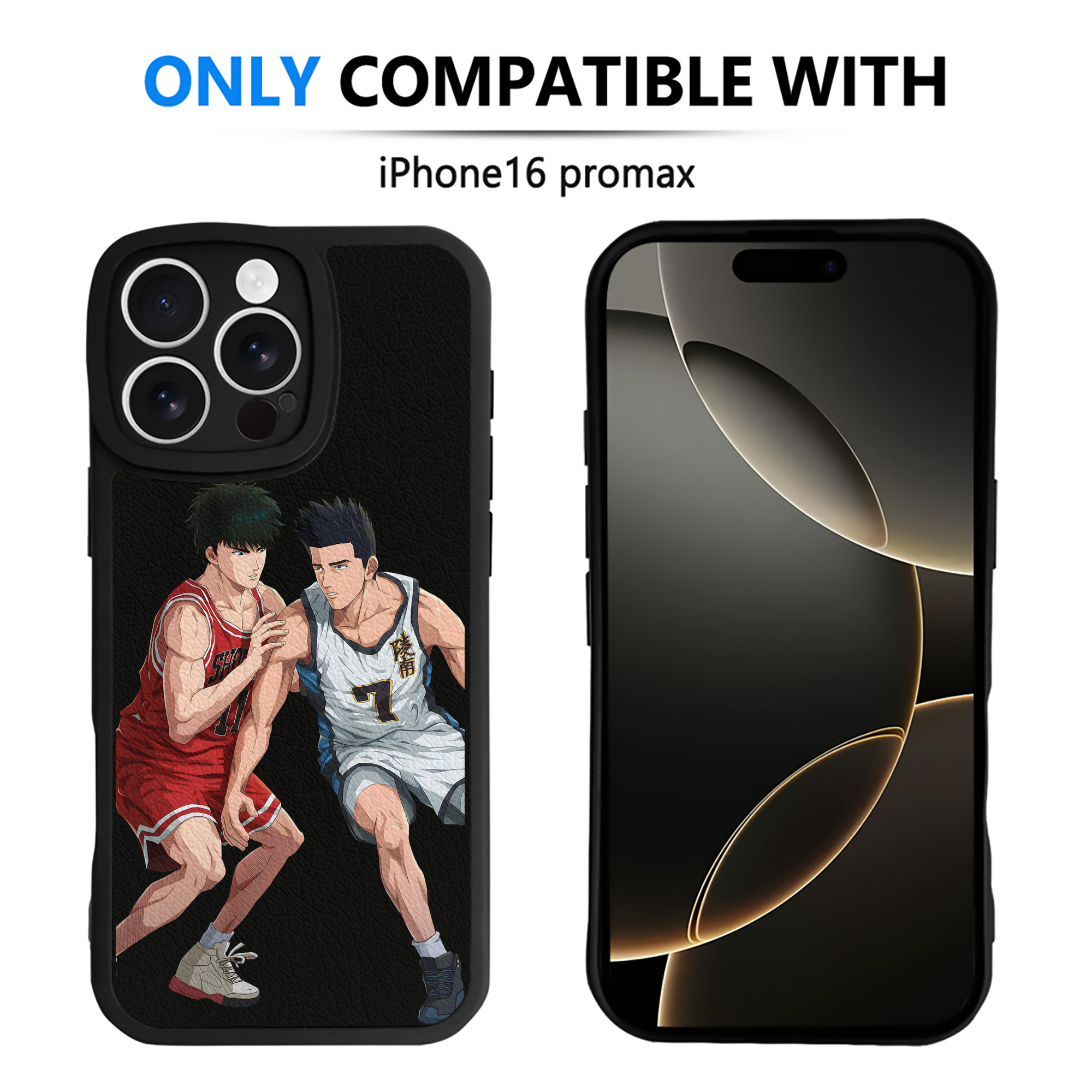 （画像用） SLAM DUNK／スラムダンク 【iPhone 16シリーズ対応】シリコンスマホケース（レザー調） 材質：シリコン